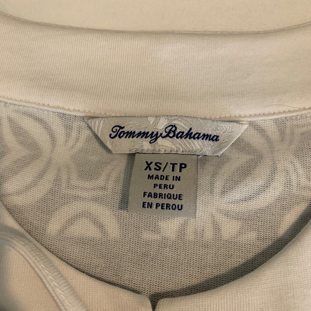 Tommy Bahama Dress Womens XS Extra Small Blue White Sleeveless Lace Up Nautical - Picture 8 of 12